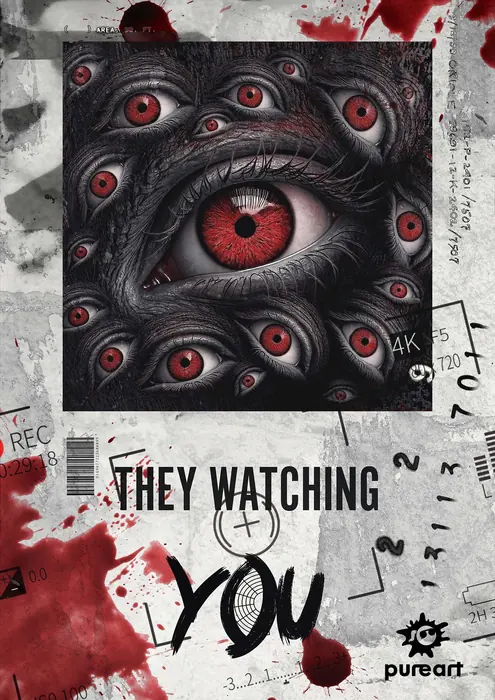 Poster „They Watching You“